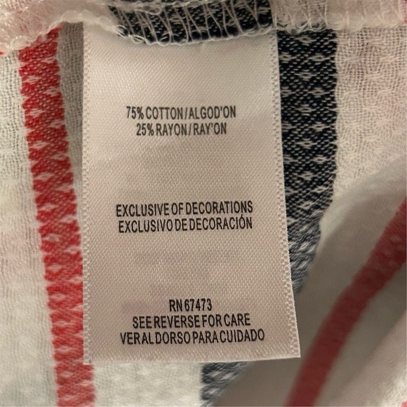 Vivi by Violet Weekend Women's Striped Sleeveless Dress M Side Pockets - Picture 7 of 8